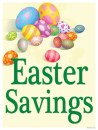 Seasonal Sale Signs Posters Easter Savings eggs