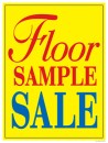 Retail Sale Signs Posters Floor Sample