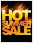 Seasonal Sign Poster 38in x 50in Hot Summer Sale  p70hss.jpg