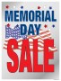 Sale Signs Posters 22in x 28in Memorial Day Sale