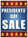 Patriotic Holiday Sale Signs Posters Presidents' Day Sale