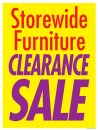 Sale Signs Posters Store Wide Furniture Clearance  Sale