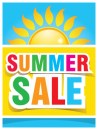 Sign Poster 38in x 50in Summer Sale multi color p70smr8.jpg