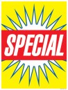 Retail Sale Signs Posters Special burst