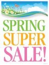 Sign Poster 22in x 28in Spring Super Sale (pansies) p70spu.jpg