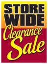 Retail Sale Signs Posters Storewide Clearance Sale