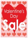 Seasonal Sale Signs Posters Valentine's Day Sale