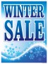 Seasonal Sale Signs Posters Winter Sale snow flakes