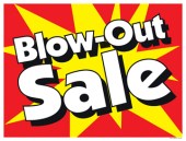 Horizontal Poster Blow Out Sale