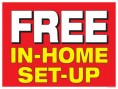 Sale Sign Poster 33'' x 25'' Free In House Set Up horizontal