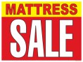 Sale Sign Poster 33'' x 25'' Mattress Sale horizontal