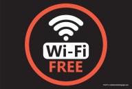  PLC517 | WI-FI FREE | Store Policy Card Sign | 6”x9” | 50pt thick card material