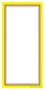 Elastic String Tag Yellow Border