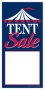 Elastic String Tag Tent Sale (blue)
