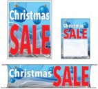 Large Kit 4 Piece Christmas Sale blue bulbs
