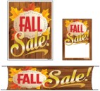 Promotional Small Sign Kit 4 Piece Fall Sale