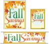 Promotional Small Sign Kit 4 Piece Fall Savings