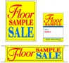 Retail Promotional Sign Mini Small and Large Kits 4 piece Floor Sample Sale