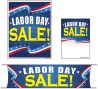 Promotional Small Sign Kit |4 piece | Labor Day Sale Business Store Signs