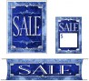 Retail Promotional Sign Mini Small and Large Kits 4 piece Sale marble