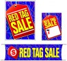 Retail Promotional Sign Mini Small and Large Kits 4 piece $ Red Tag Sale