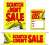 Retail Promotional Sign Mini Small and Large Kits 4 piece Scratch and Dent Sale