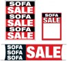 Furniture Retail Promotional Sign Mini Small and Large Kits 4 piece Sofa Sale