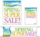 Promotional Small Sign Kit 4 piece Spring Super Sale