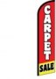Swooper Feather Flag 11.5' Carpet Sale red yellow