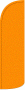 Swooper Feather Flag Only 11.5' Solid Orange Windless
