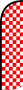 Swooper Banner Flag 16' Kit Checker Red White Windless