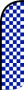 Swooper Banner Flag 16' Kit Checker Blue White Windless