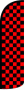 Swooper Banner Flag 16' Kit Checker Red Black Windless