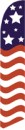 Swooper Feather Flags 11.5' x 2' Patriotic Stars Stripes Windless