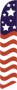 Swooper Banner Flag Kit 11.5' Patriotic Stars Stripes Vertical (Windless)