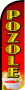 Swooper Feather Flag Only 11.5' Pozole Windless