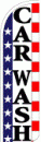 Swooper Banner Flag 16' Kit Car Wash patriotic Windless