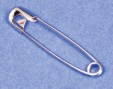Safety Pins 2in Standard Silver 144pk
