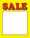 Slotted Sale Tags Sale yellow