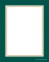 Slotted Sale Tags Border(green/gold)