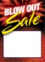 Slotted Sale Tags 5in x 7in Blow Out Sale