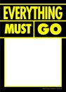 Sale Tags 5" x 7" Everything Must Go