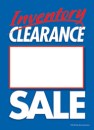 Slotted Sale Tags 5in x 7in Inventory Clearance Sale