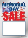 MEMORIAL DAY SALE TAGS SEASONAL CARDS SLOTTED 5x7