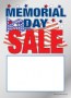 Slotted Sale Tags 5in x 7in Memorial Day Sale