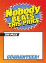 Slotted Sale Tags 5in x 7in Nobody Beats This Price