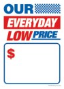 Slotted Sale Tags 5in x 7in Our Everyday Low Price