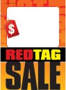 Slotted Sale Tags 5in x7in Red Tag Sale $
