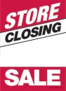 Slotted Sale Tags 5in x 7in Store Closing Sale