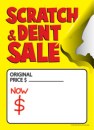Slotted Sale Tags 5in x 7in Scratch and Dent Sale